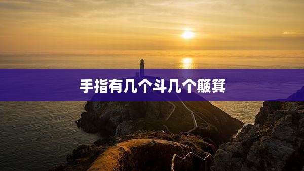 手指有几个斗几个簸箕