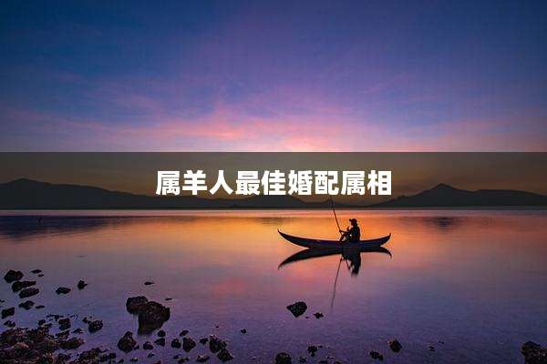 属羊人最佳婚配属相