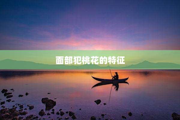 面部犯桃花的特征