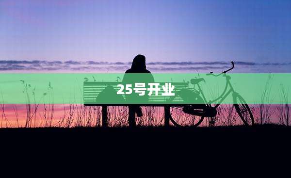 25号开业