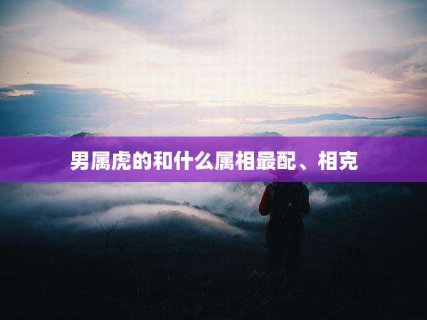 男属虎的和什么属相最配、相克