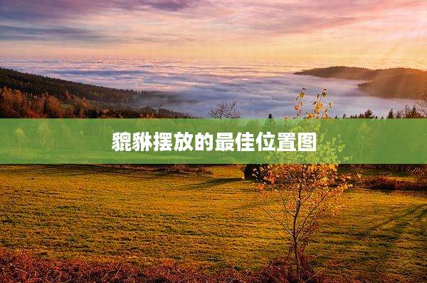 貔貅摆放的最佳位置图
