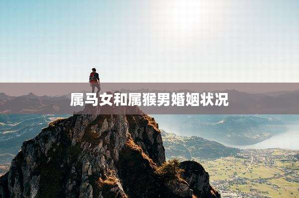 属马女和属猴男婚姻状况