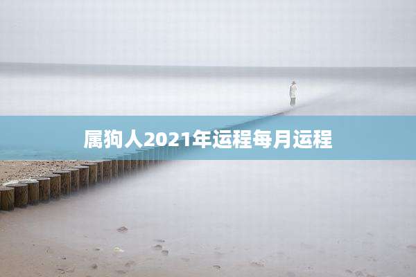 属狗人2021年运程每月运程