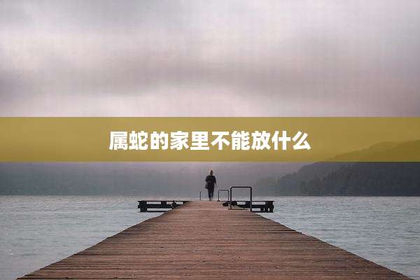 属蛇的家里不能放什么
