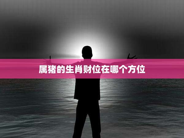 属猪的生肖财位在哪个方位