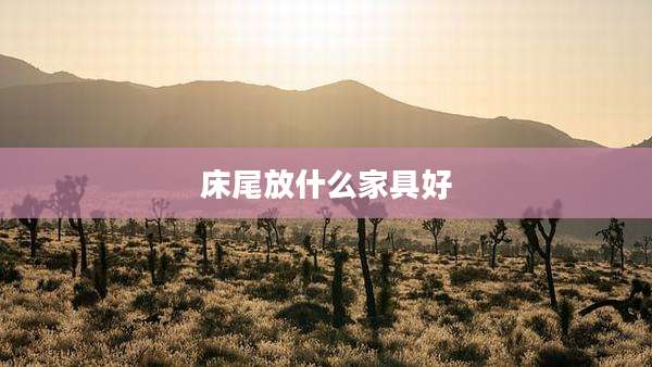 床尾放什么家具好
