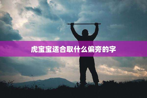 虎宝宝适合取什么偏旁的字