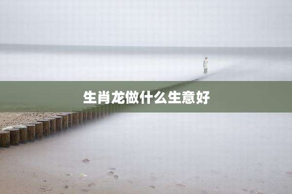 生肖龙做什么生意好