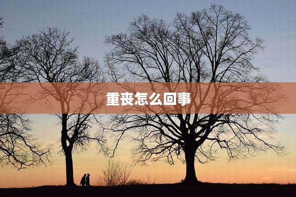 重丧怎么回事