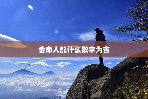 金命人配什么数字为吉