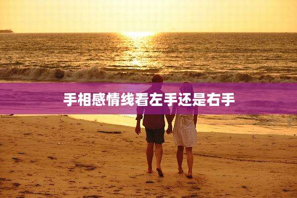 手相感情线看左手还是右手