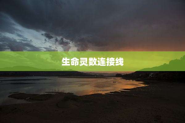 生命灵数连接线