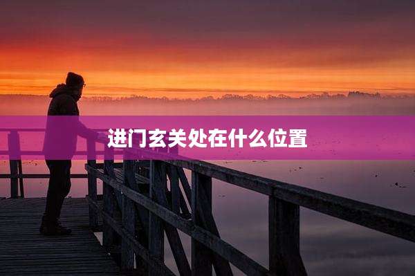 进门玄关处在什么位置