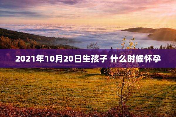 2021年10月20日生孩子 什么时候怀孕