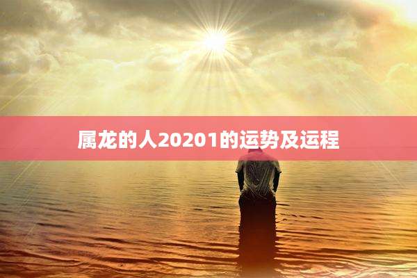 属龙的人20201的运势及运程