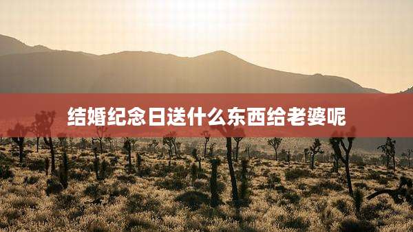 结婚纪念日送什么东西给老婆呢