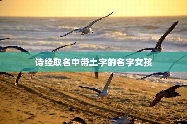 诗经取名中带土字的名字女孩