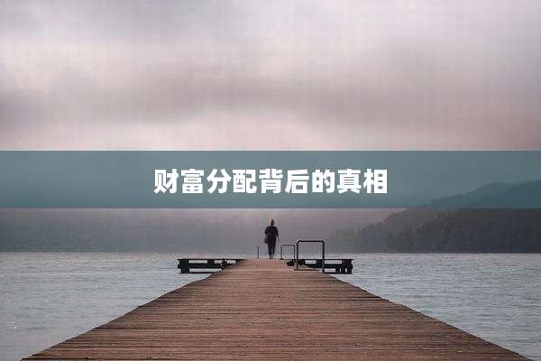 财富分配背后的真相