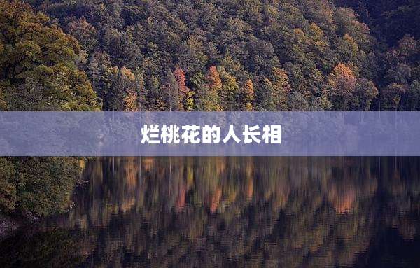 烂桃花的人长相