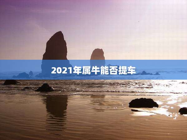 2021年属牛能否提车
