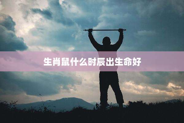 生肖鼠什么时辰出生命好