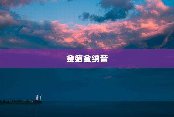 金箔金纳音