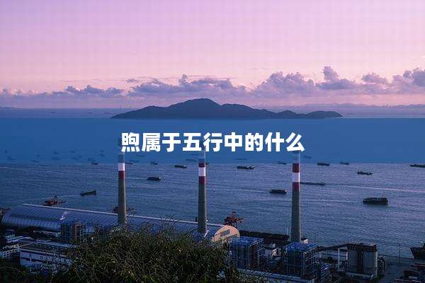 煦属于五行中的什么