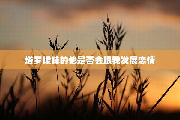 塔罗暧昧的他是否会跟我发展恋情