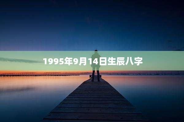 1995年9月14日生辰八字