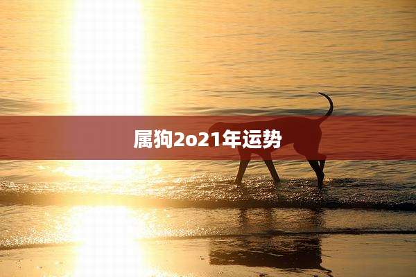 属狗2o21年运势