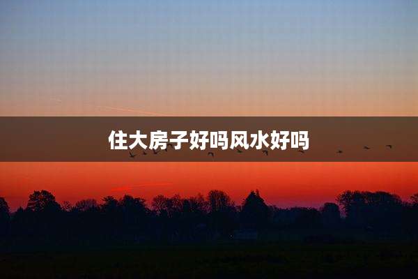 住大房子好吗风水好吗