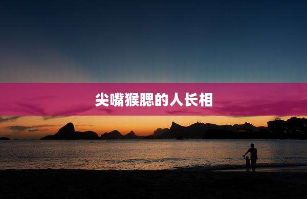 尖嘴猴腮的人长相