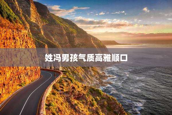 姓冯男孩气质高雅顺口