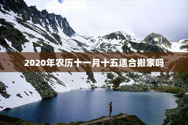 2020年农历十一月十五适合搬家吗