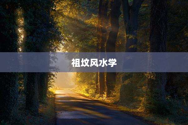祖坟风水学