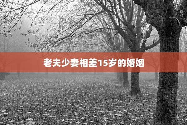 老夫少妻相差15岁的婚姻