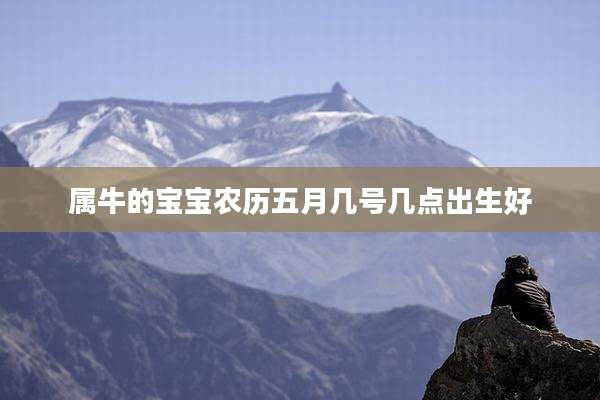 属牛的宝宝农历五月几号几点出生好