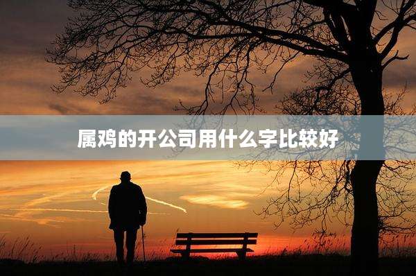 属鸡的开公司用什么字比较好