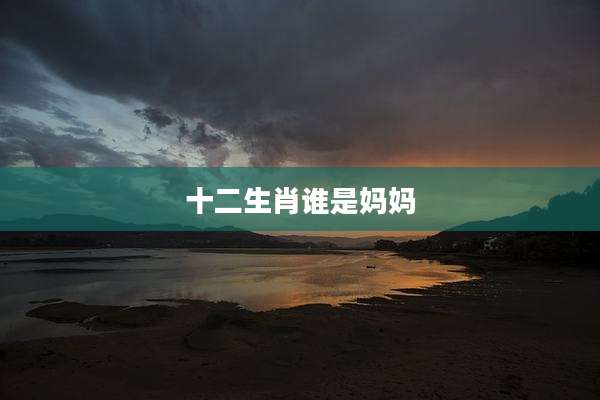 十二生肖谁是妈妈