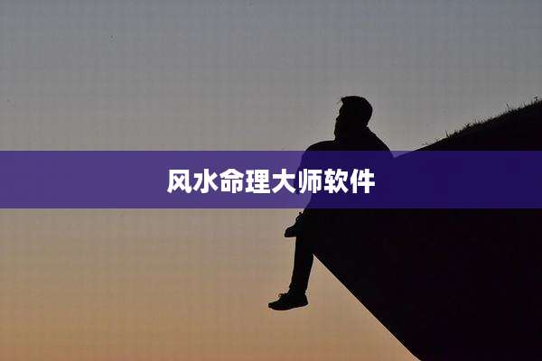 风水命理大师软件