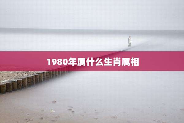 1980年属什么生肖属相