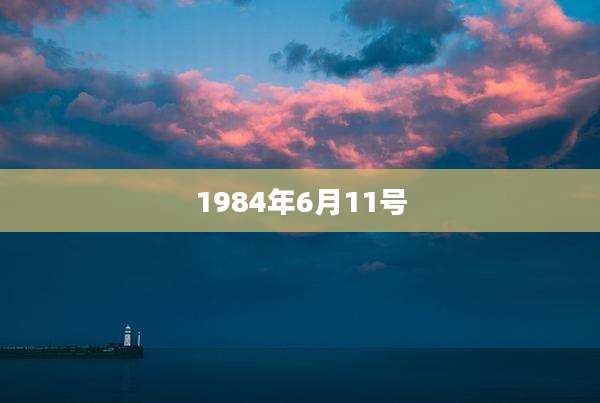 1984年6月11号