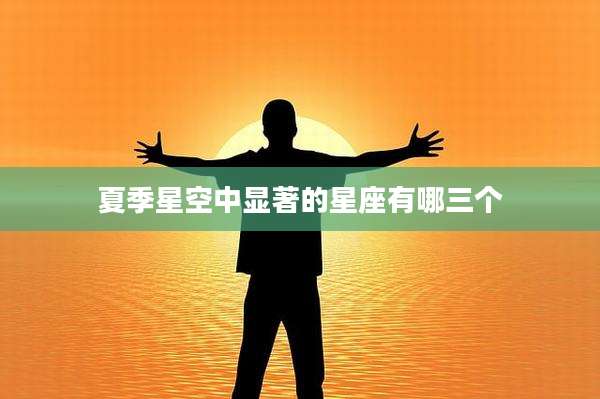 夏季星空中显著的星座有哪三个