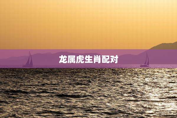 龙属虎生肖配对