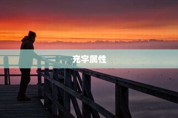 充字属性
