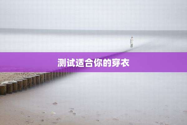 测试适合你的穿衣