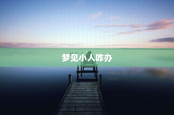 梦见小人咋办
