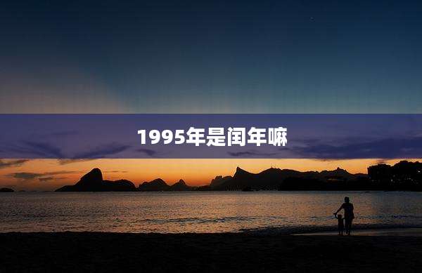 1995年是闰年嘛