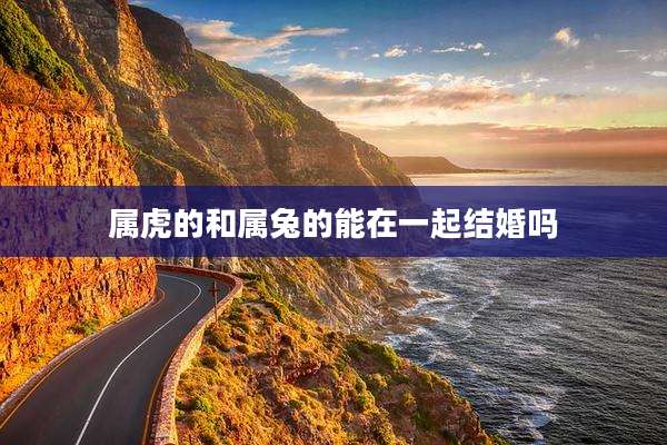 属虎的和属兔的能在一起结婚吗